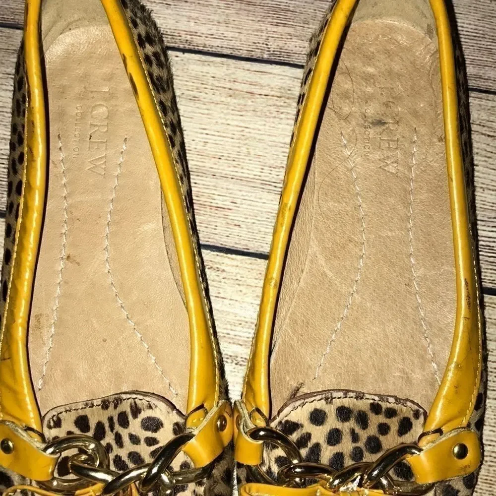 J. Crew Collection Siena Calf Hair Driving Shoes